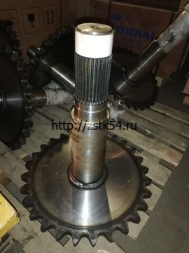 Вал с шестерней привода колеса (короткий)